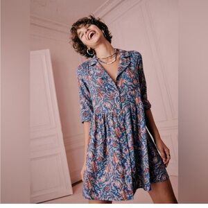 Sezane Aurora shirt dress